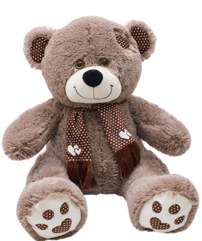 Медведь Тони с шарфом, 90 см